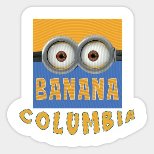 DESPICABLE MINION AMERICA COLUMBIA Sticker